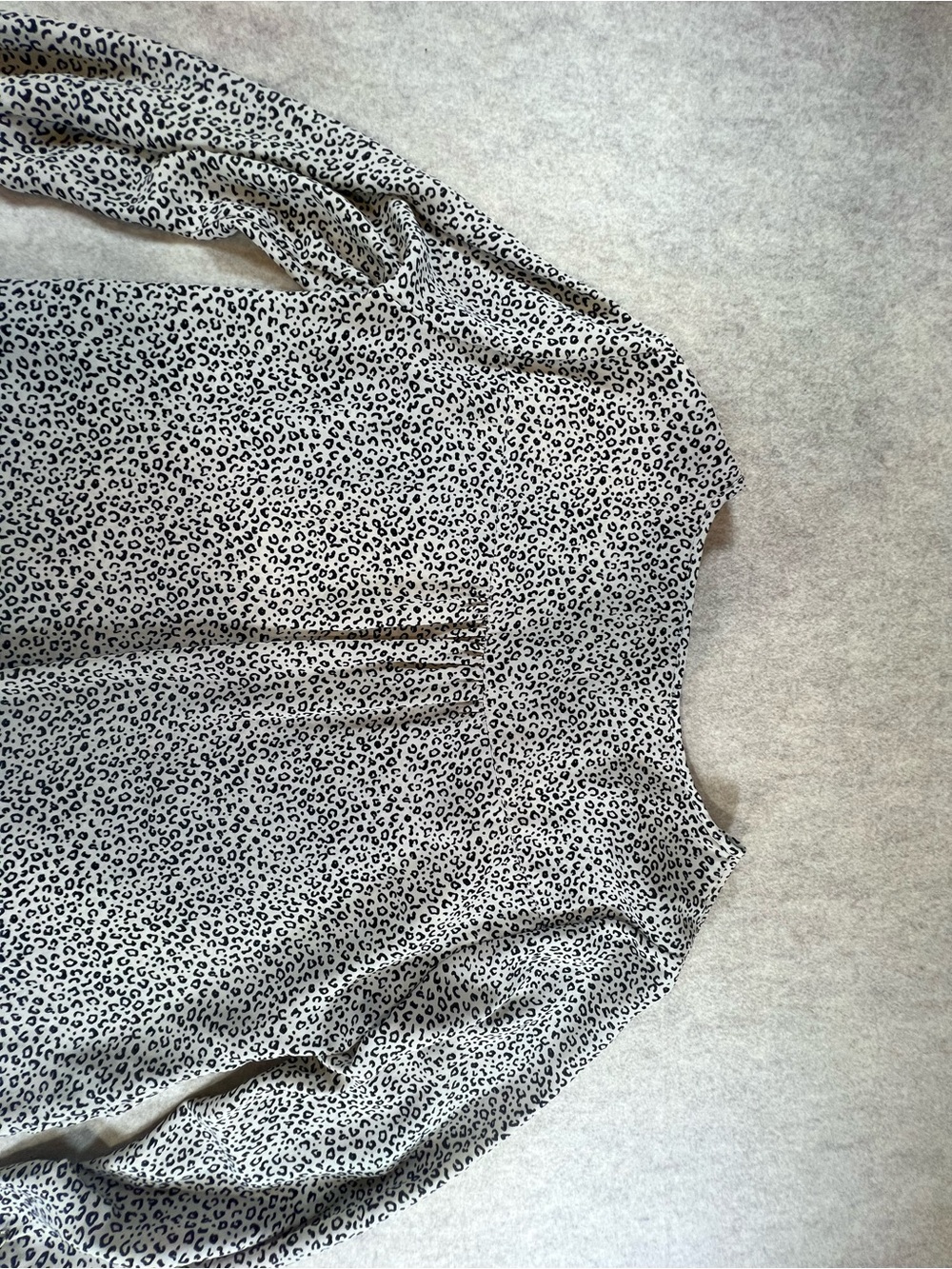 ✨🖤Chelsea & Theodore Size M Leopard Print Layered High Low Tunic Blouse✨🖤 - Picture 10 of 11